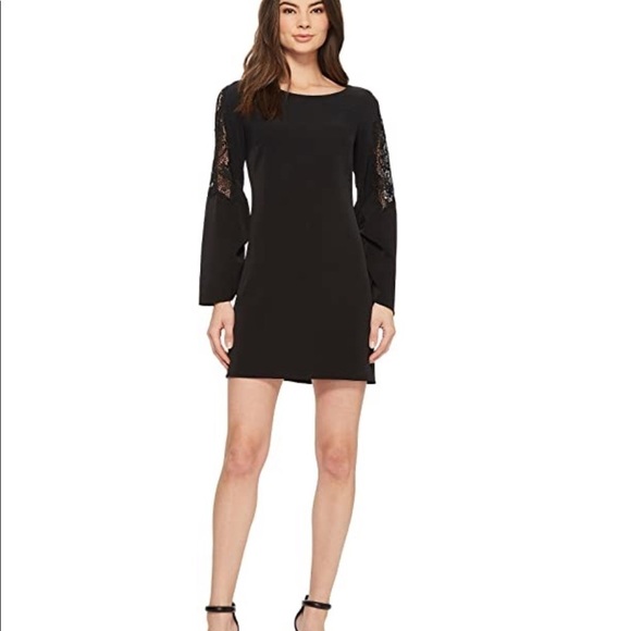 Laundry Black Mini Cocktail Party Dress Size 12 - Picture 1 of 9